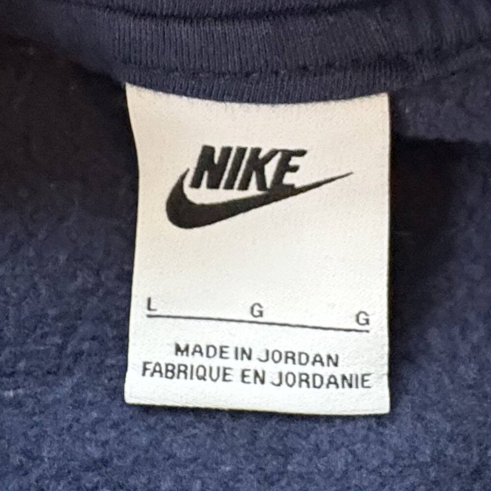 Nike Sportswear Club Fleece Pullover Hoodie LARGE Midnight Navy BV2654-410 - Picture 11 of 12